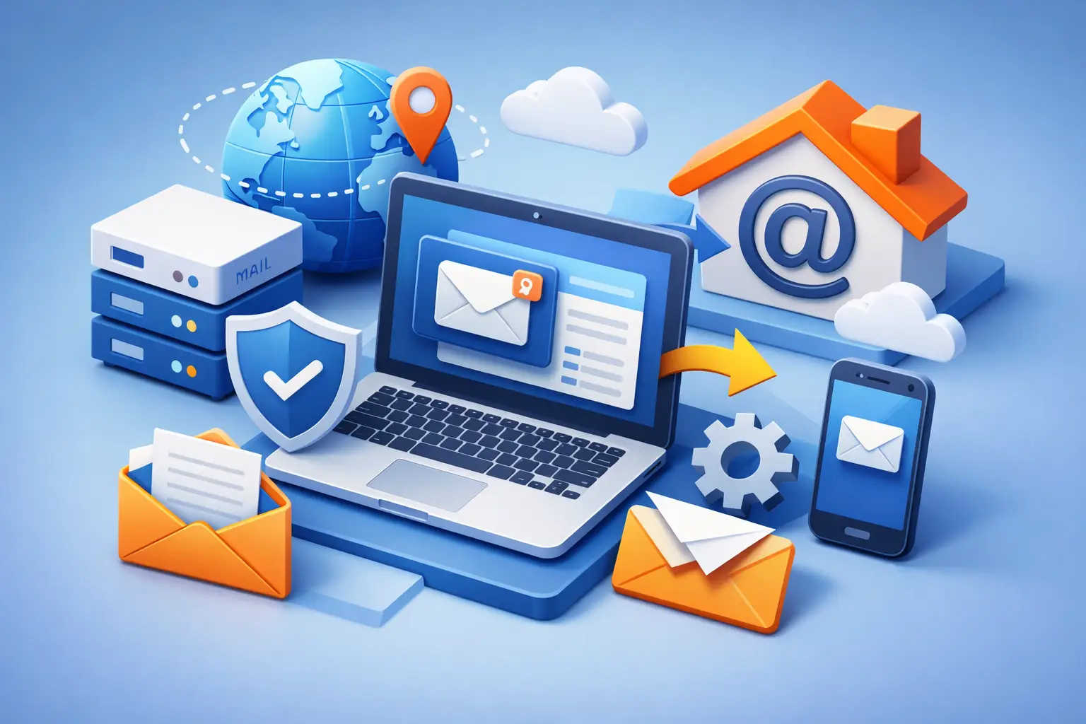 Como configurar e-mail profissional no domínio