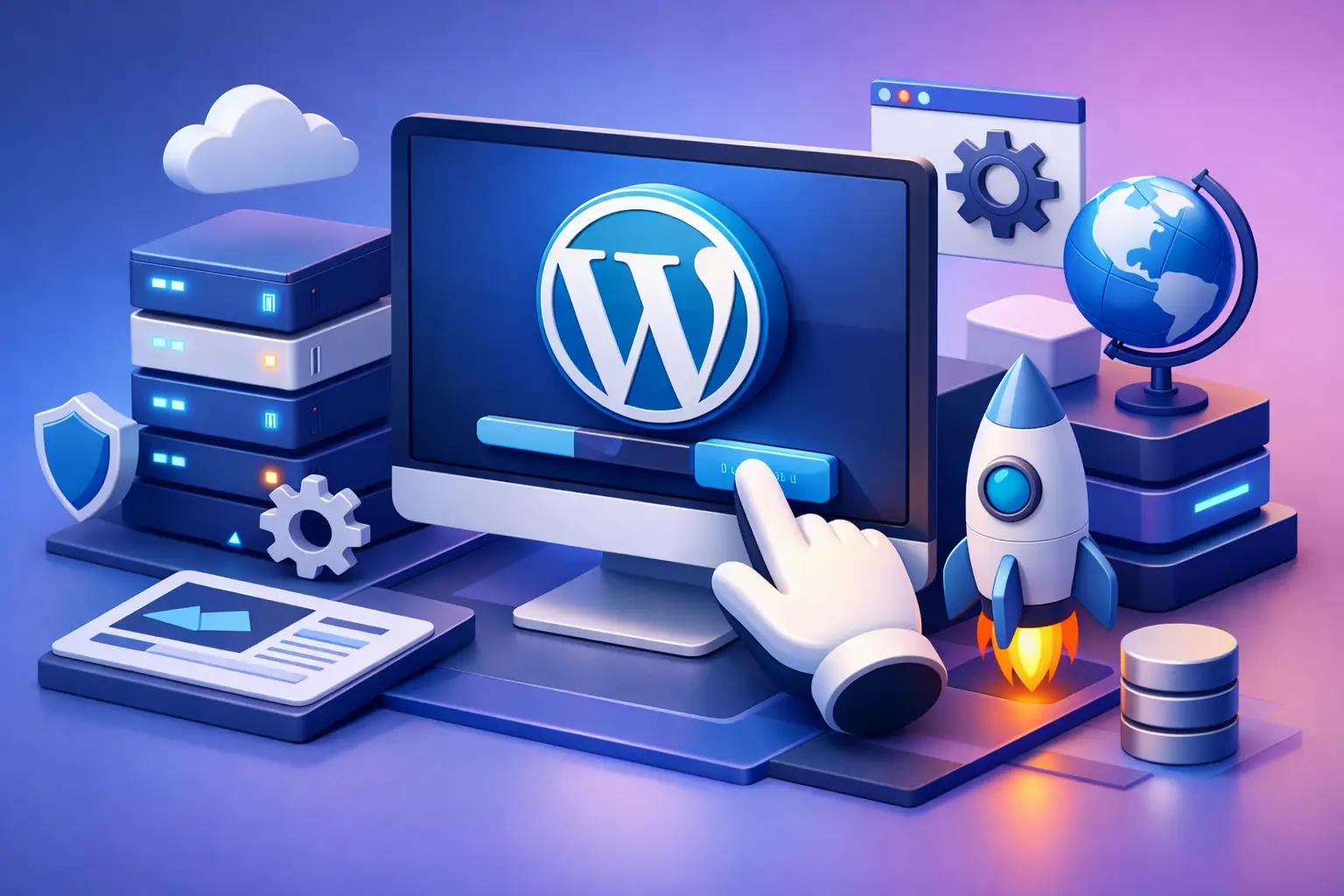 Como instalar WordPress em um clique na hospedagem
