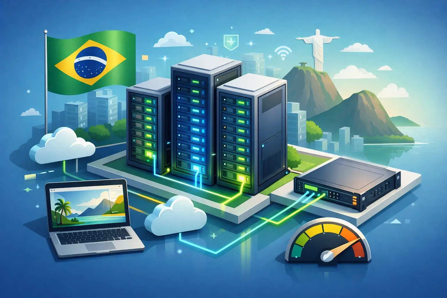 Datacenter brasileiro rápido para seu site
