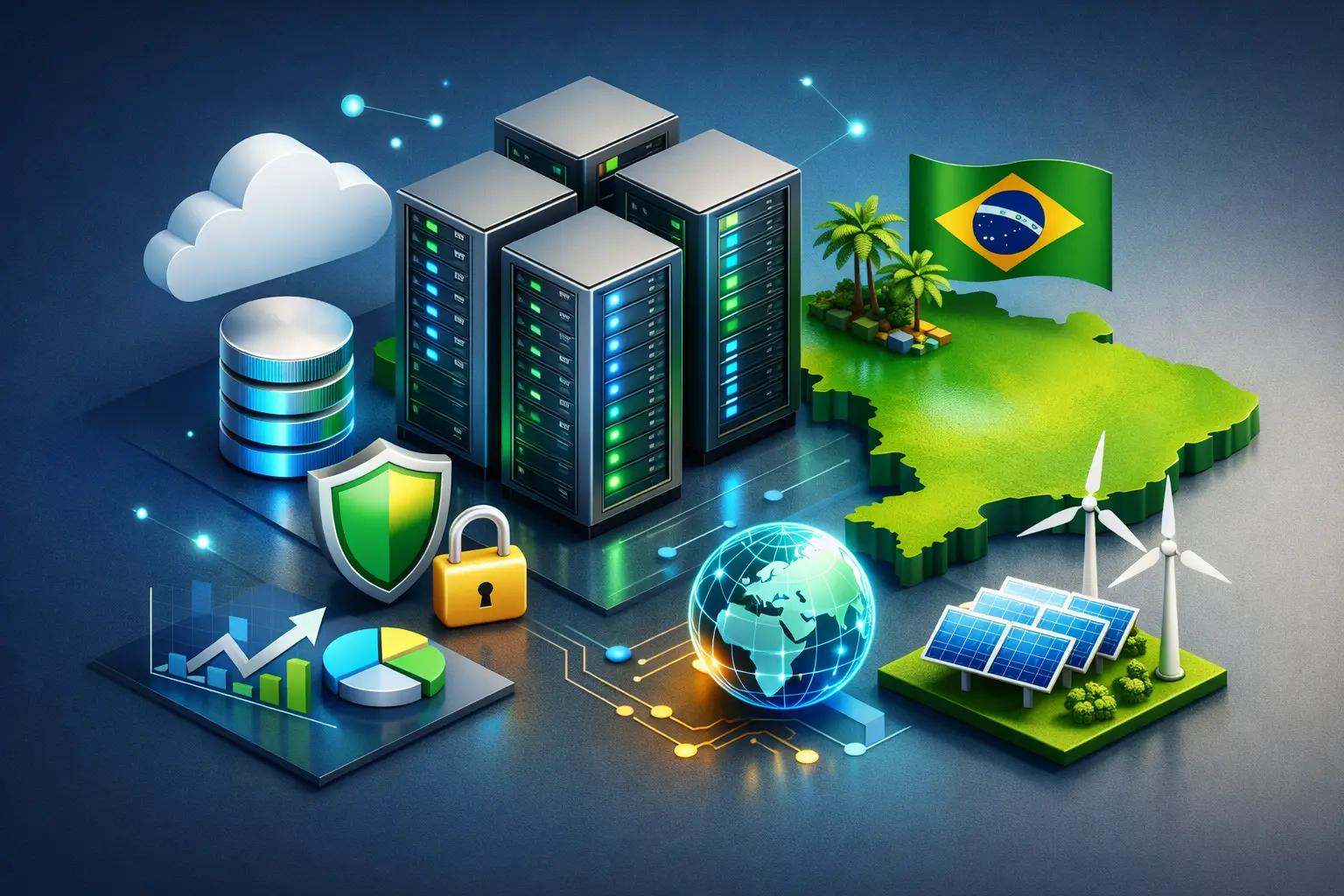 Principais benefícios do datacenter brasileiro