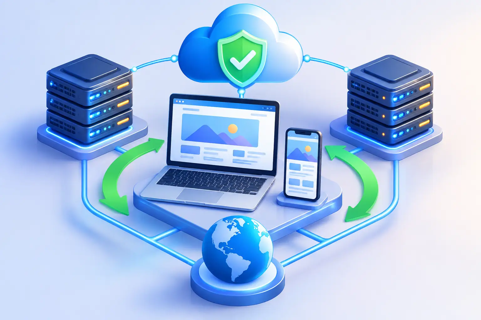 Alta disponibilidade cloud: site sempre online