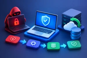 Recuperação após ataque ransomware passo a passo