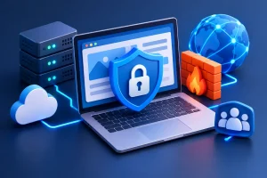 Segurança cibernética para sites e empresas